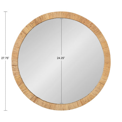 Rahfy Round Framed Wall Mirror