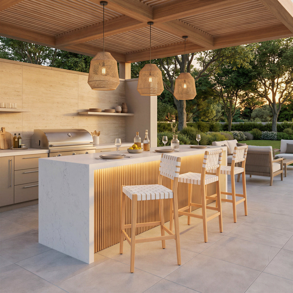 Mizuya Barstool White