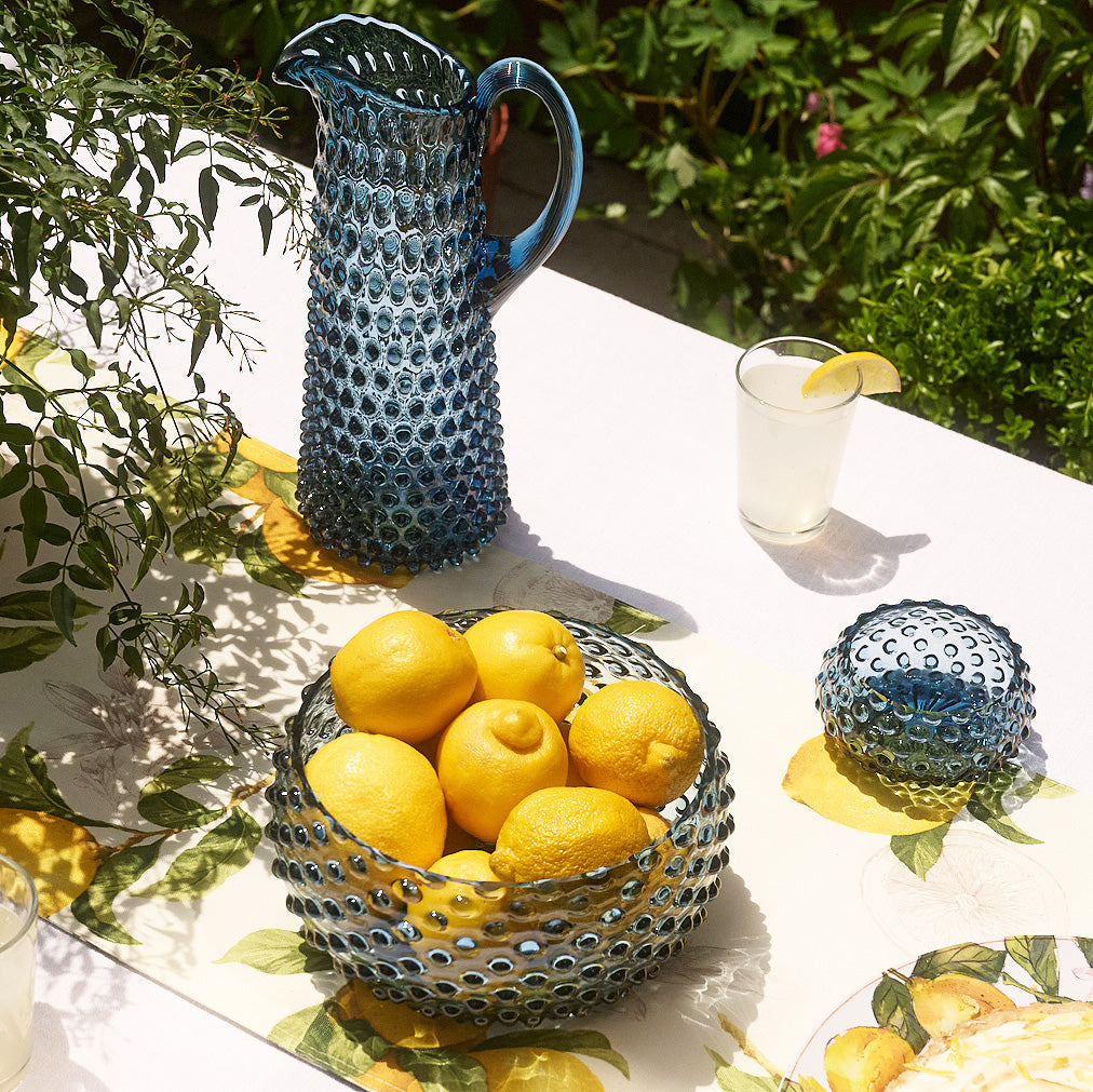 Hobnail Jug - Tall - Midnight Blue
