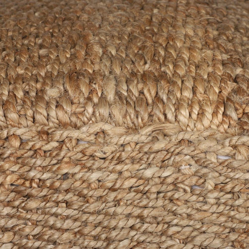 a close up view of a brown rug