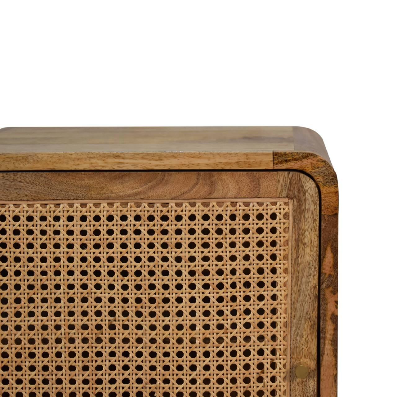 a close up of a wooden radio on a white background