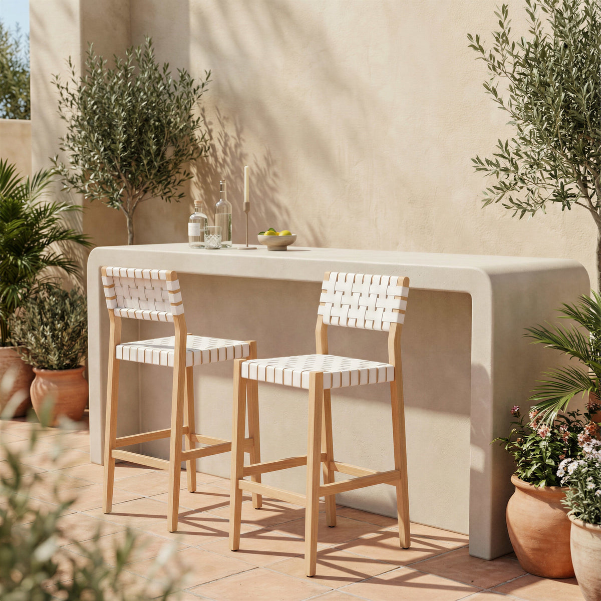Mizuya Barstool White