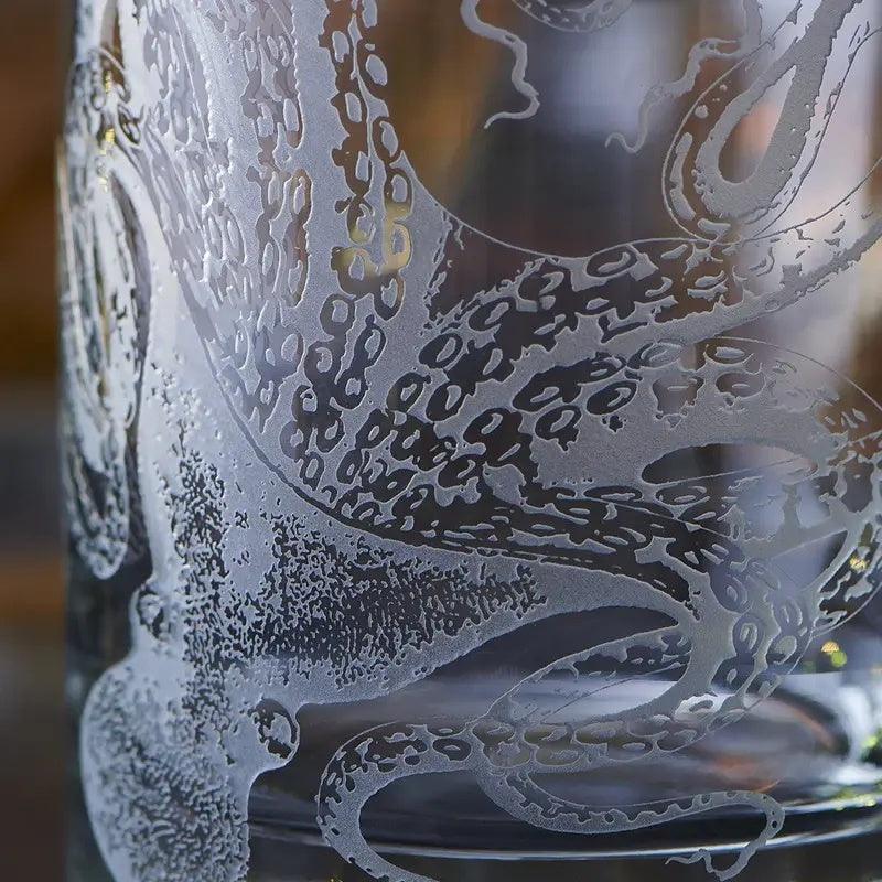 a close up of a glass on a table