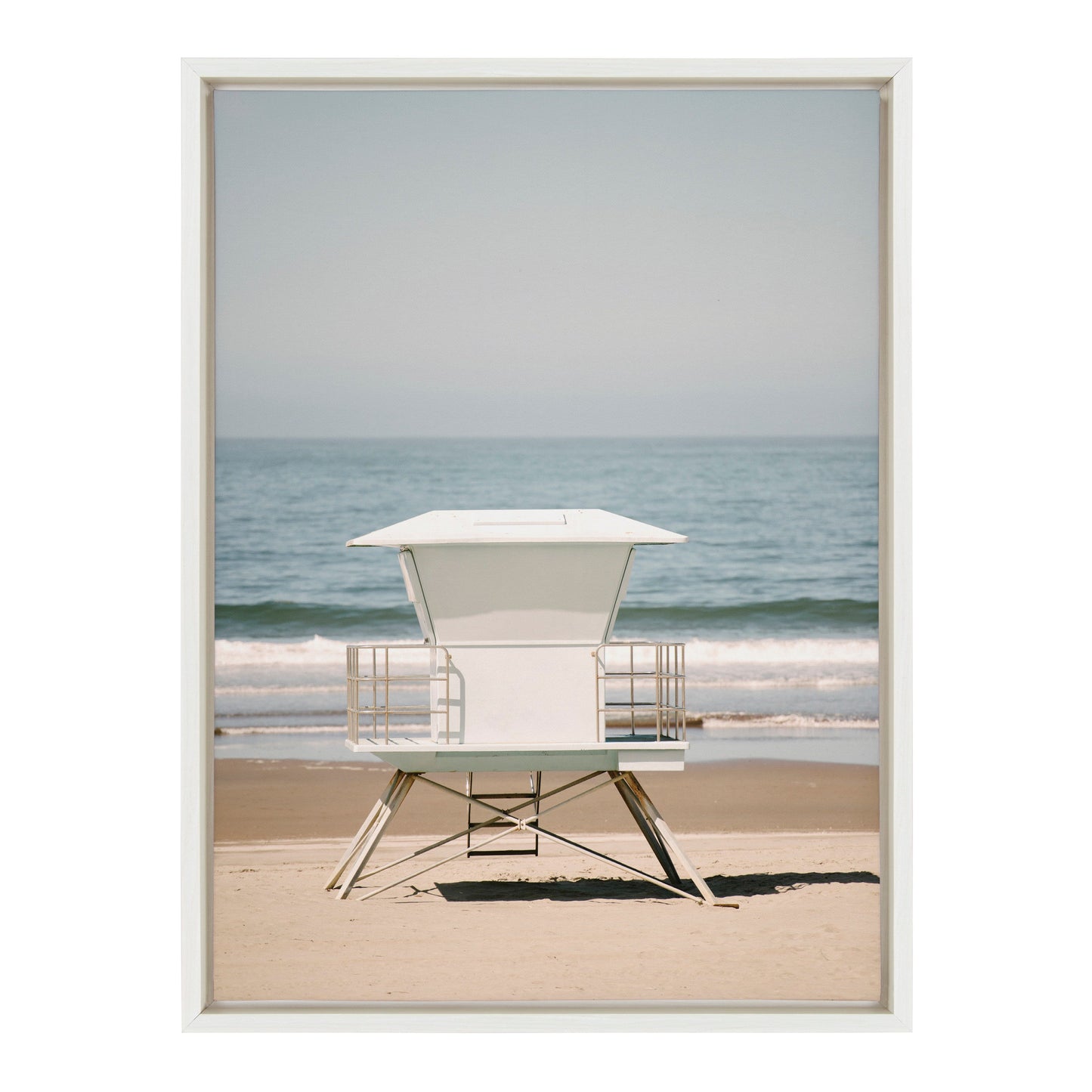 Sylvie Surf Shack Framed Canvas by Crystal Lynn Collins
