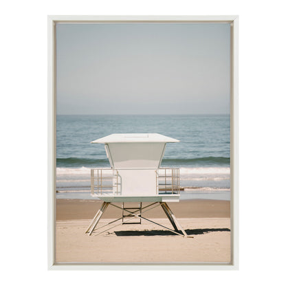 Sylvie Surf Shack Framed Canvas by Crystal Lynn Collins