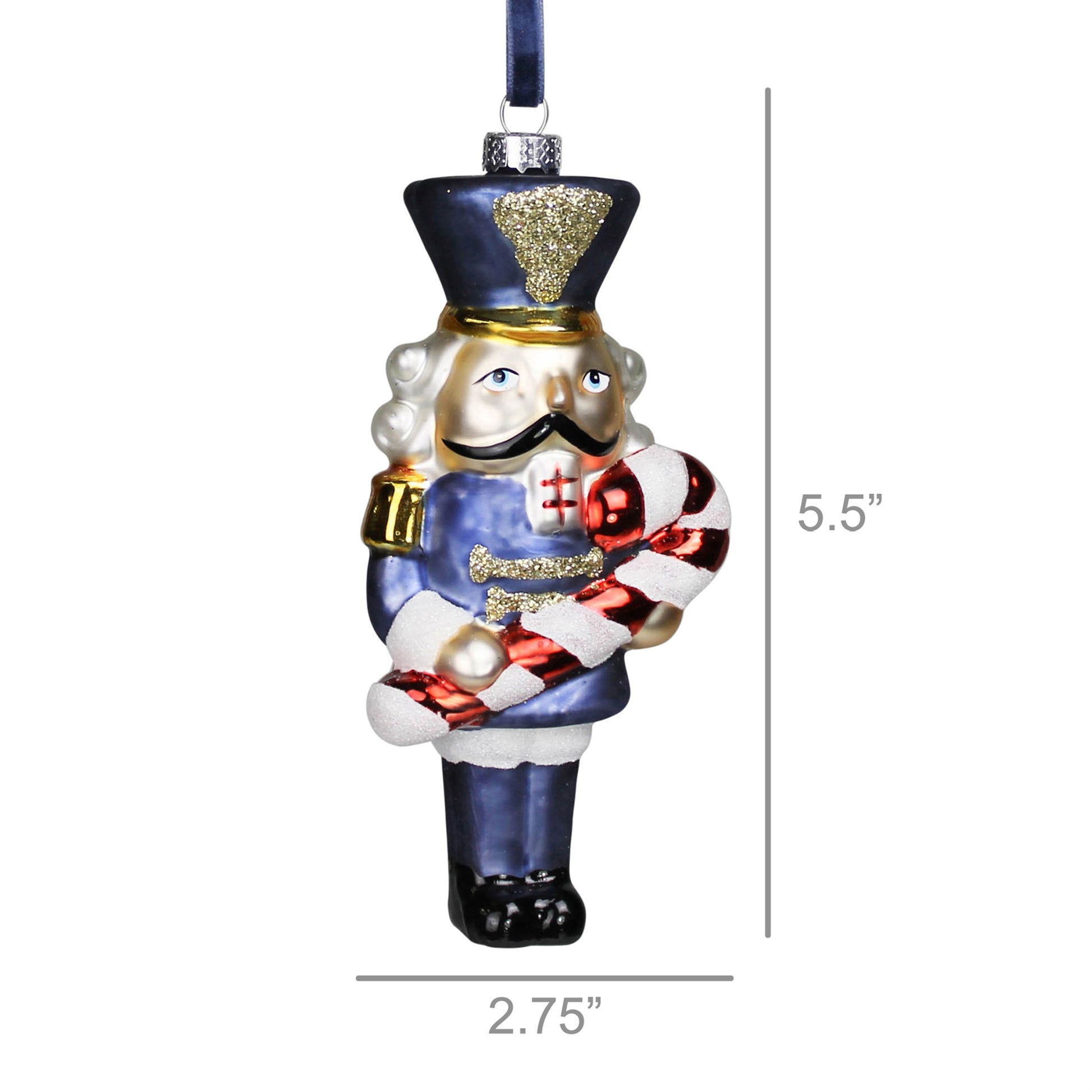 blue nutcracker ornament