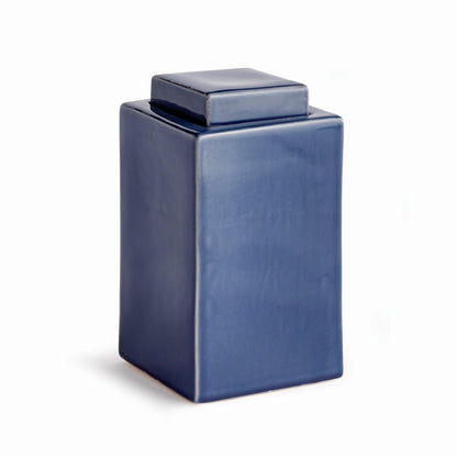 Navy blue ginger jar
