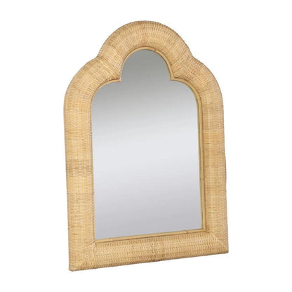 a mirror that is on a wall
