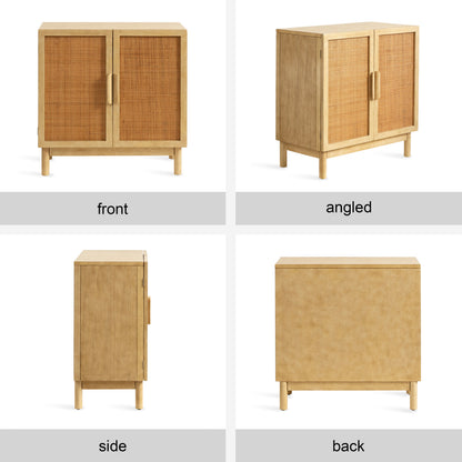 Ori Rattan Accent Floor Cabinet