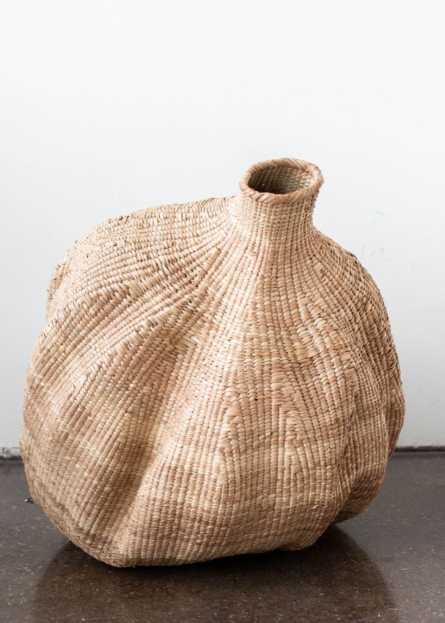 Ilala Garlic Gourd Handwoven Basket