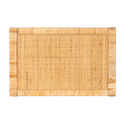 Rafina Rattan Rectangle Side Table