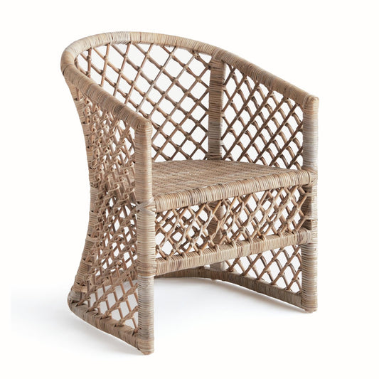 rattan accent chair