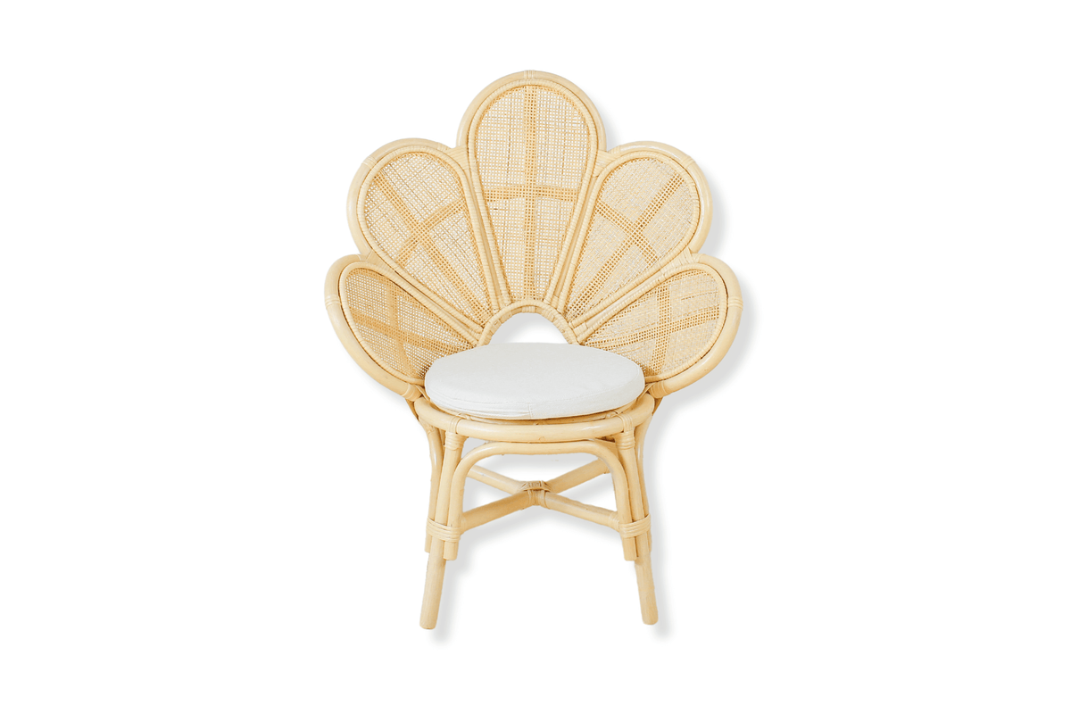 Blossom Bloom Rattan Flower Chair for Kids