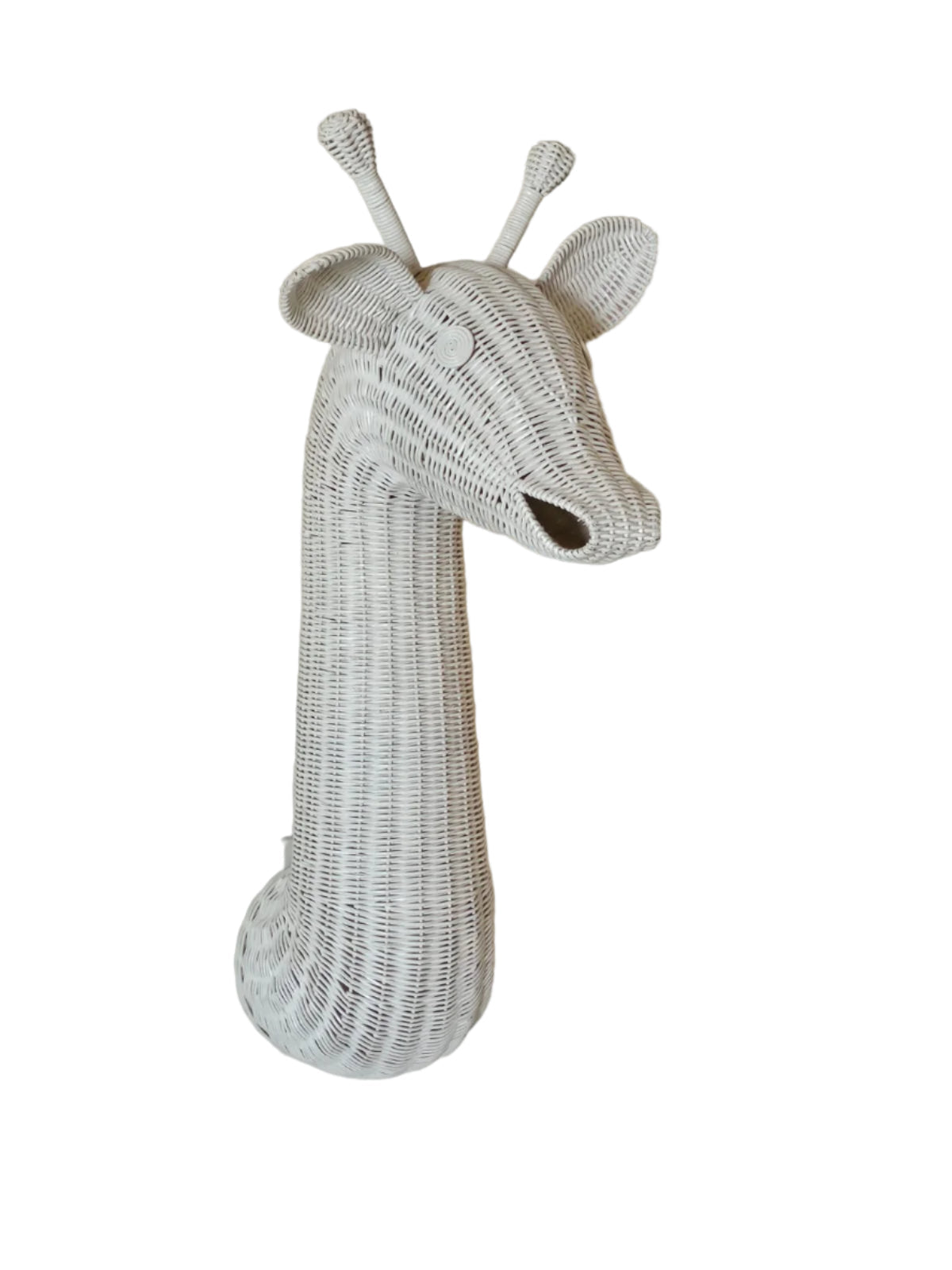 Rattan Giraffe Wall Decor