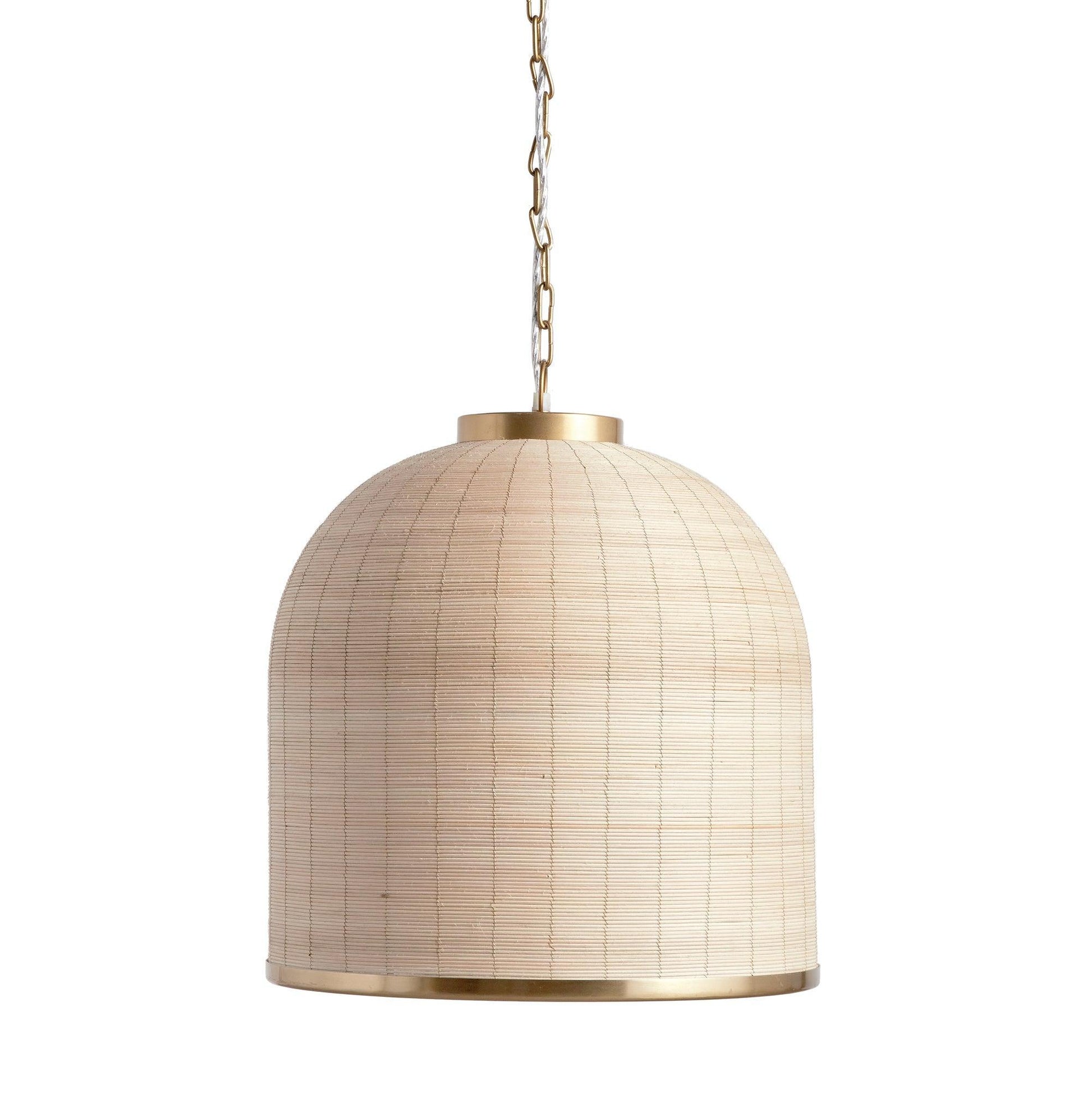 light color rattan pendant light