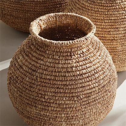 a close up of a basket on a table
