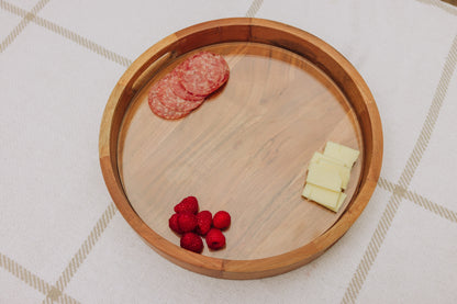 Barista Serving Tray with Glass Insert