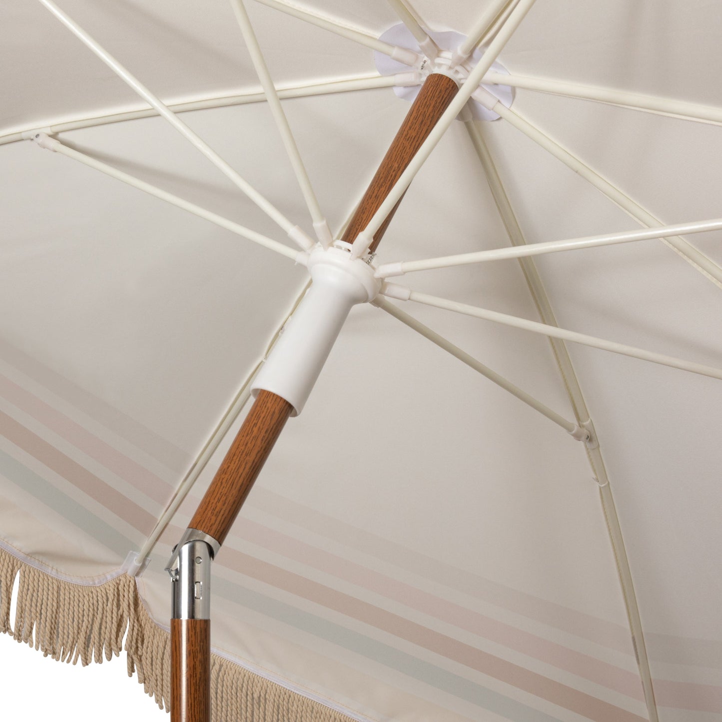 Summerland 6.5 ft. Portable Beach Umbrella - Coastal UV 50+ Sun Shade, Beach House Outdoor Entertaining