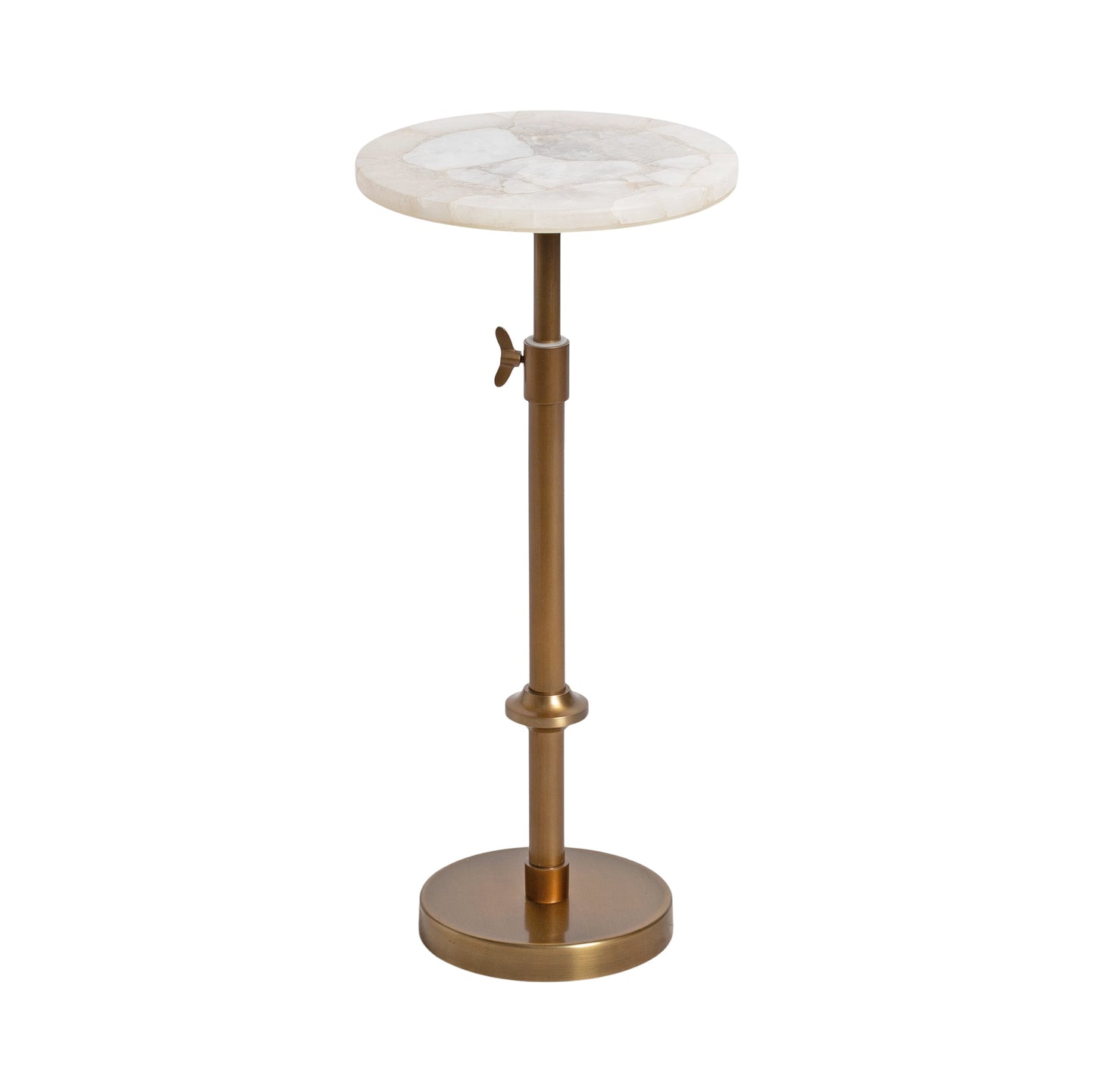 Engles Adjustable Marble Table and Plant Stand