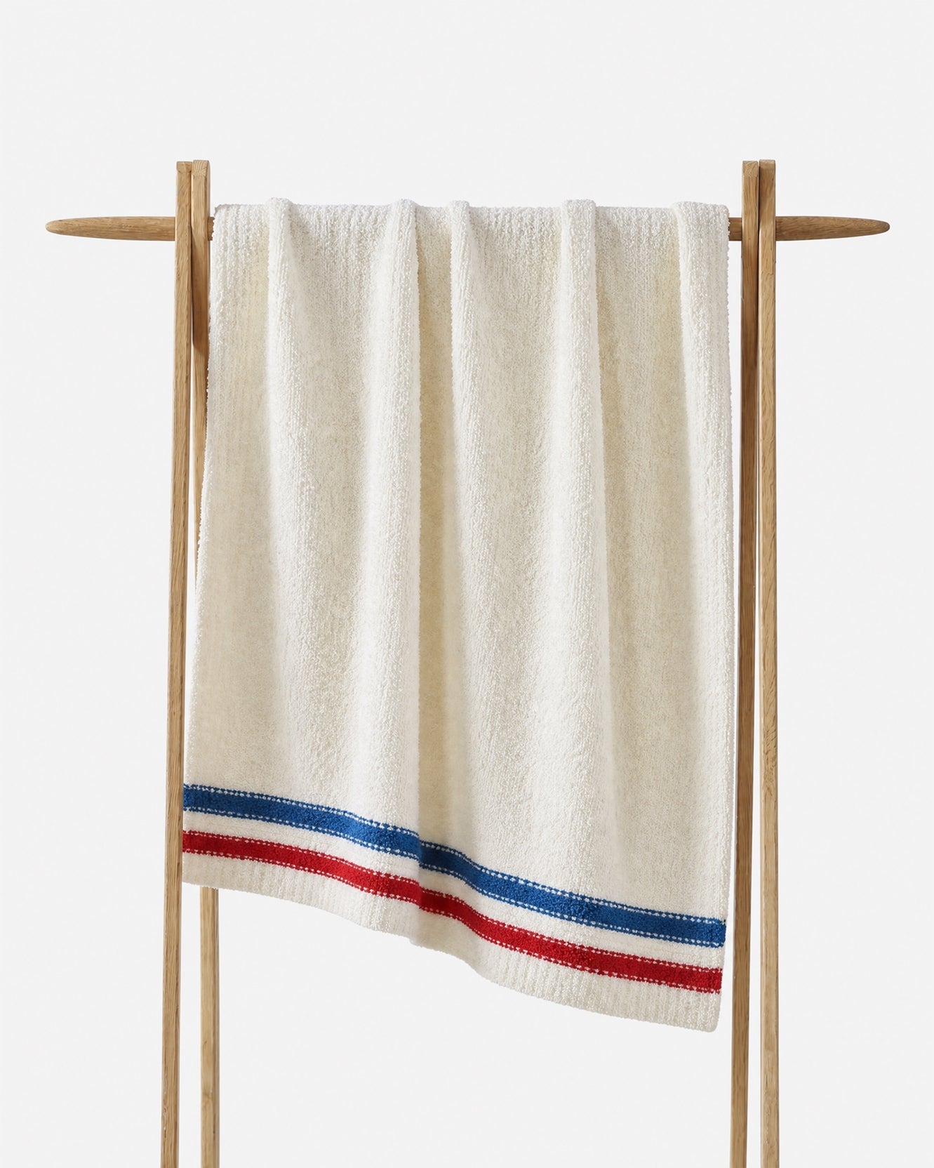 Coastal Americana Snug Lap Throw - Patriotic Beach House Blanket, Coastal Living Room Decor