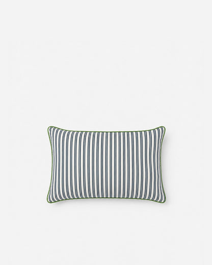Striped Outdoor Small Lumbar Pillow