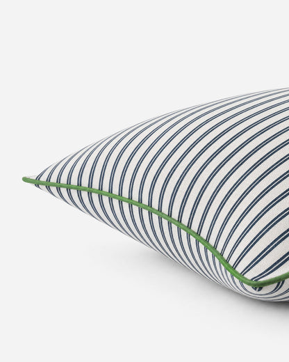 Striped Outdoor Small Lumbar Pillow