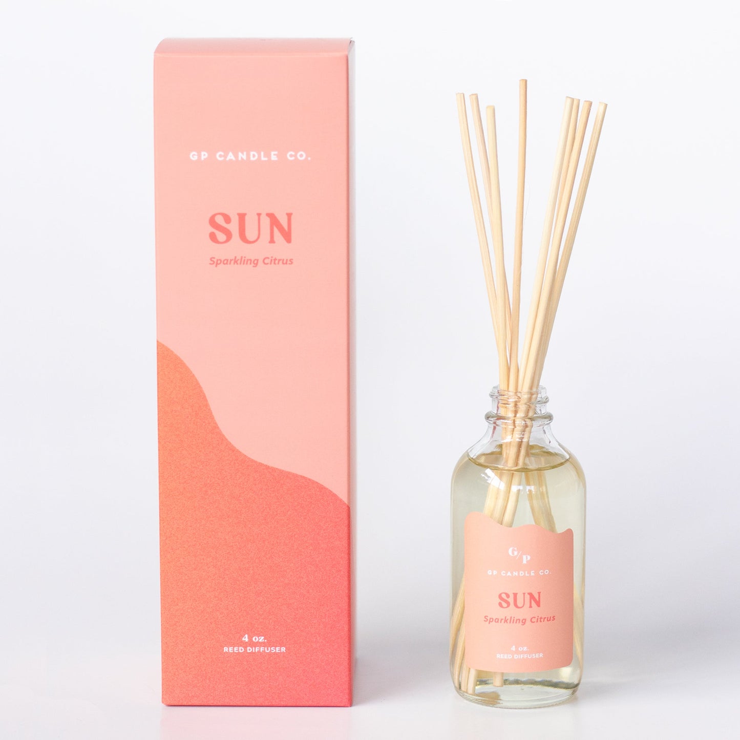 Sun 4 oz. Hue Reed Diffuser (Sparkling Citrus)