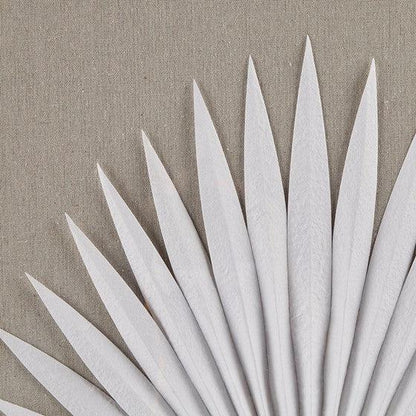 a close up of a white object on a table