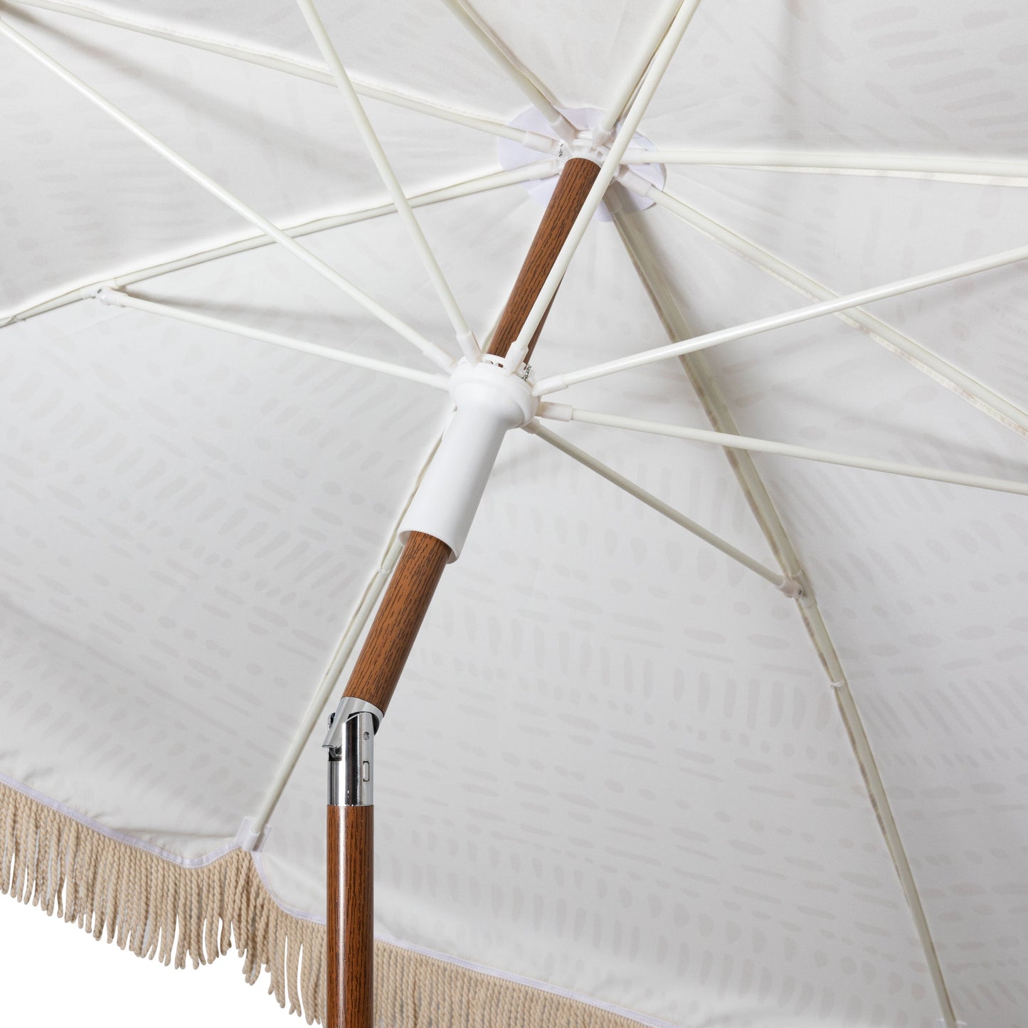 Summerland 6.5 ft. Portable Beach Umbrella - Coastal UV 50+ Sun Shade, Beach House Outdoor Entertaining