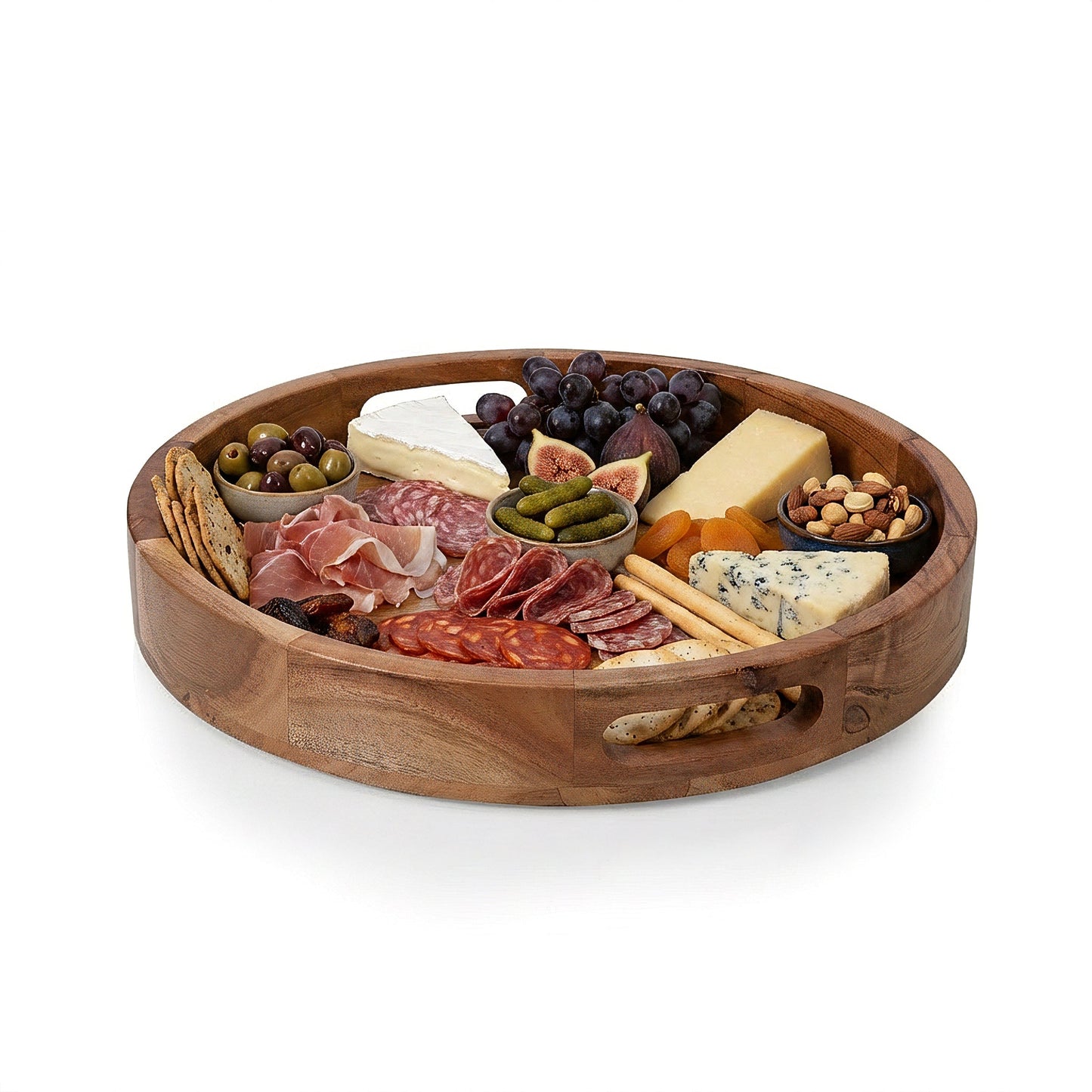 Barista Serving Tray with Glass Insert