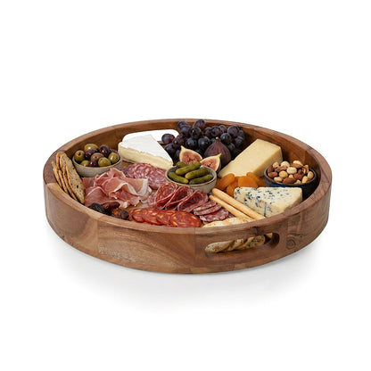 Barista Serving Tray with Glass Insert
