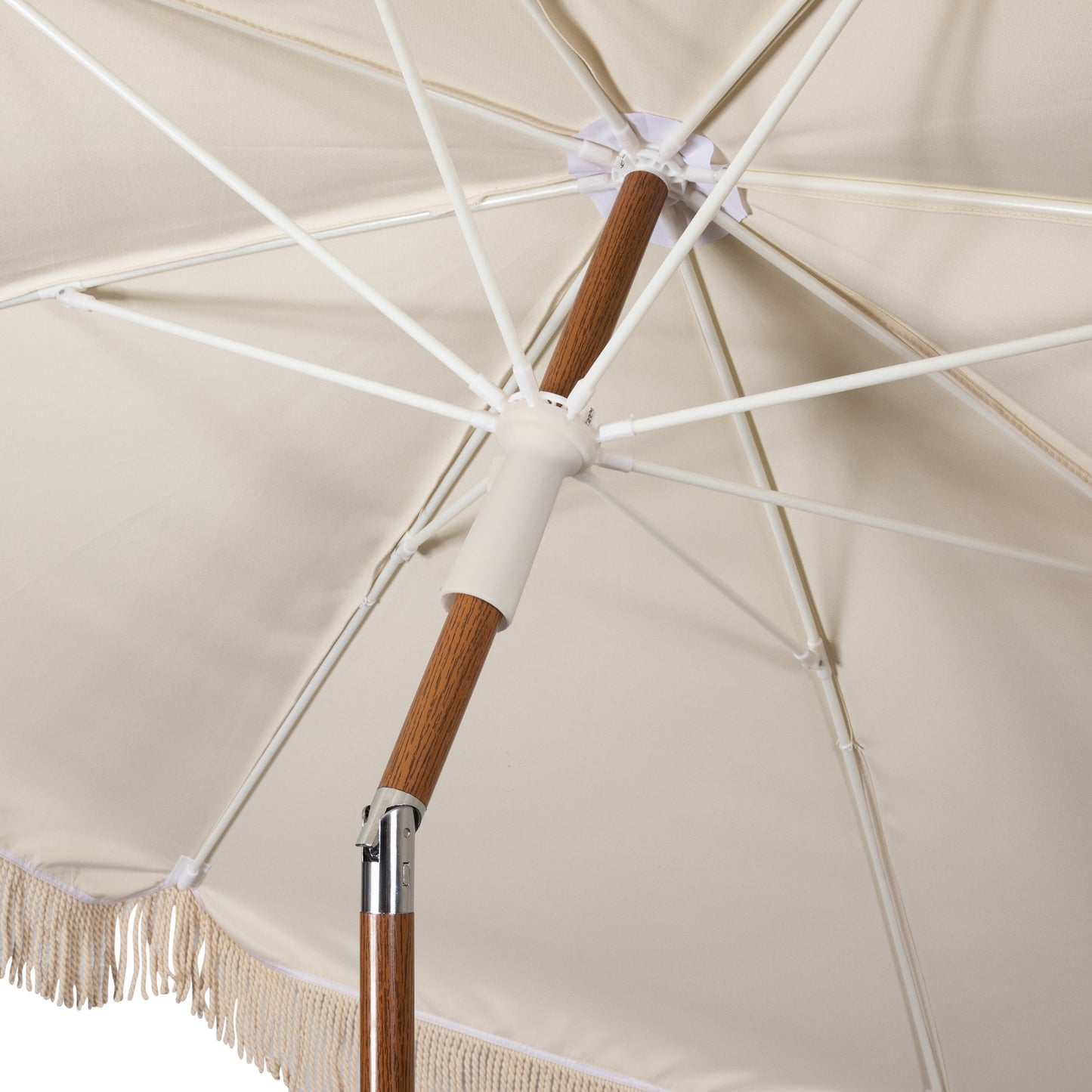 Summerland 6.5 ft. Portable Beach Umbrella - Coastal UV 50+ Sun Shade, Beach House Outdoor Entertaining