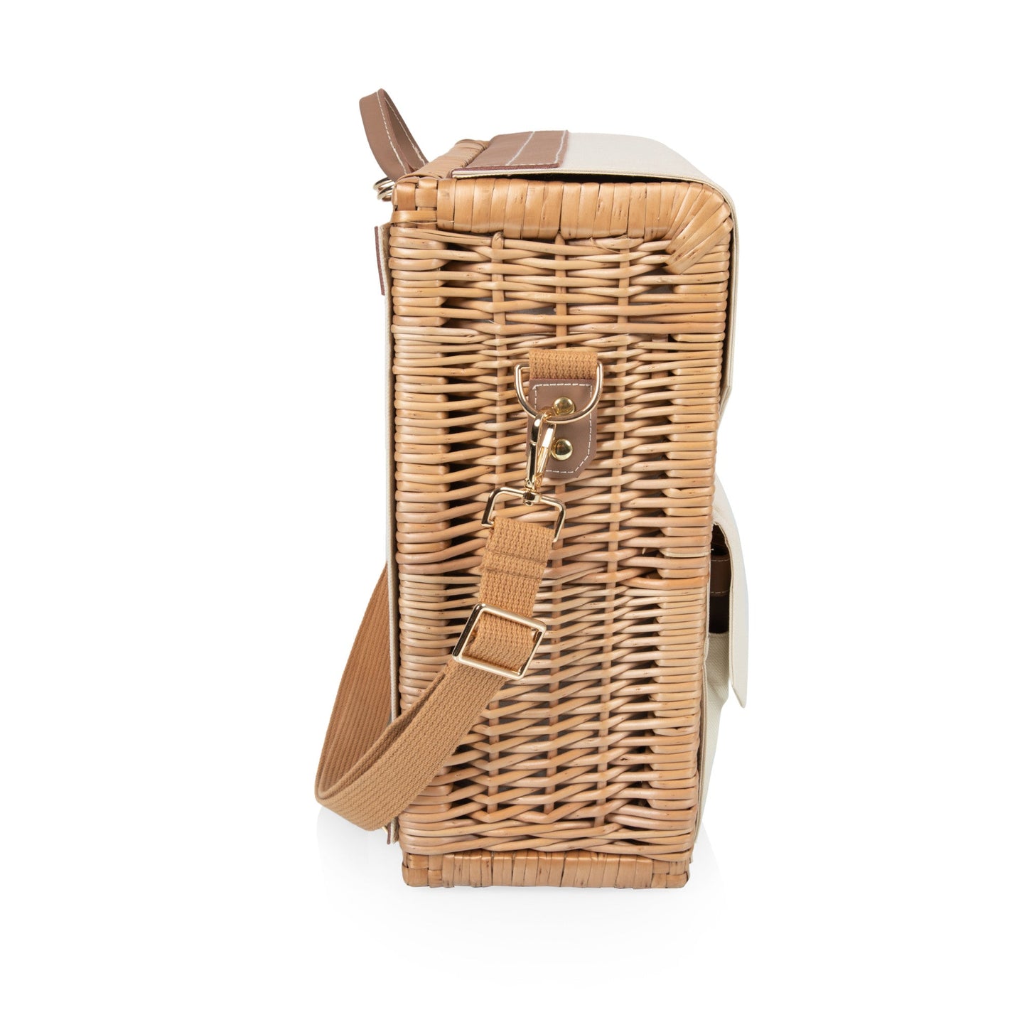 Corsica Grande 3-Bottle Wine & Cheese Basket Backpack - Coastal Picnic Tote, Beach House Entertaining Gift