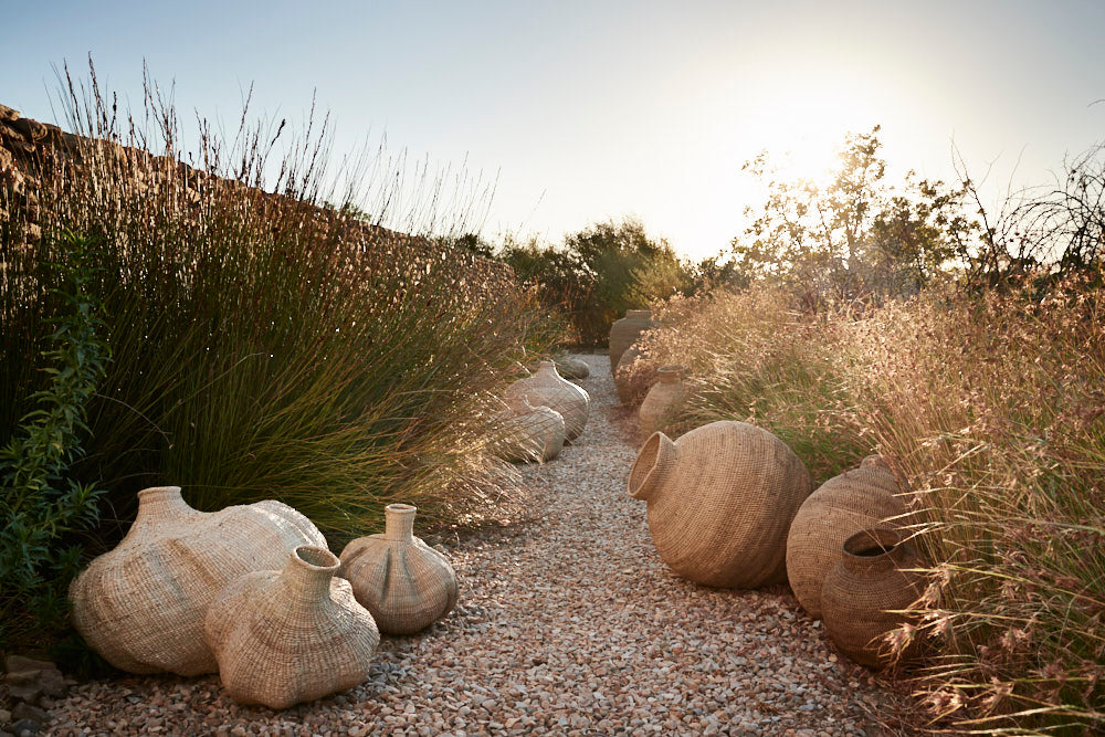 Ilala Garlic Gourd Handwoven Basket