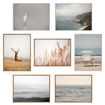Sylvie Surf Shack Framed Canvas by Crystal Lynn Collins